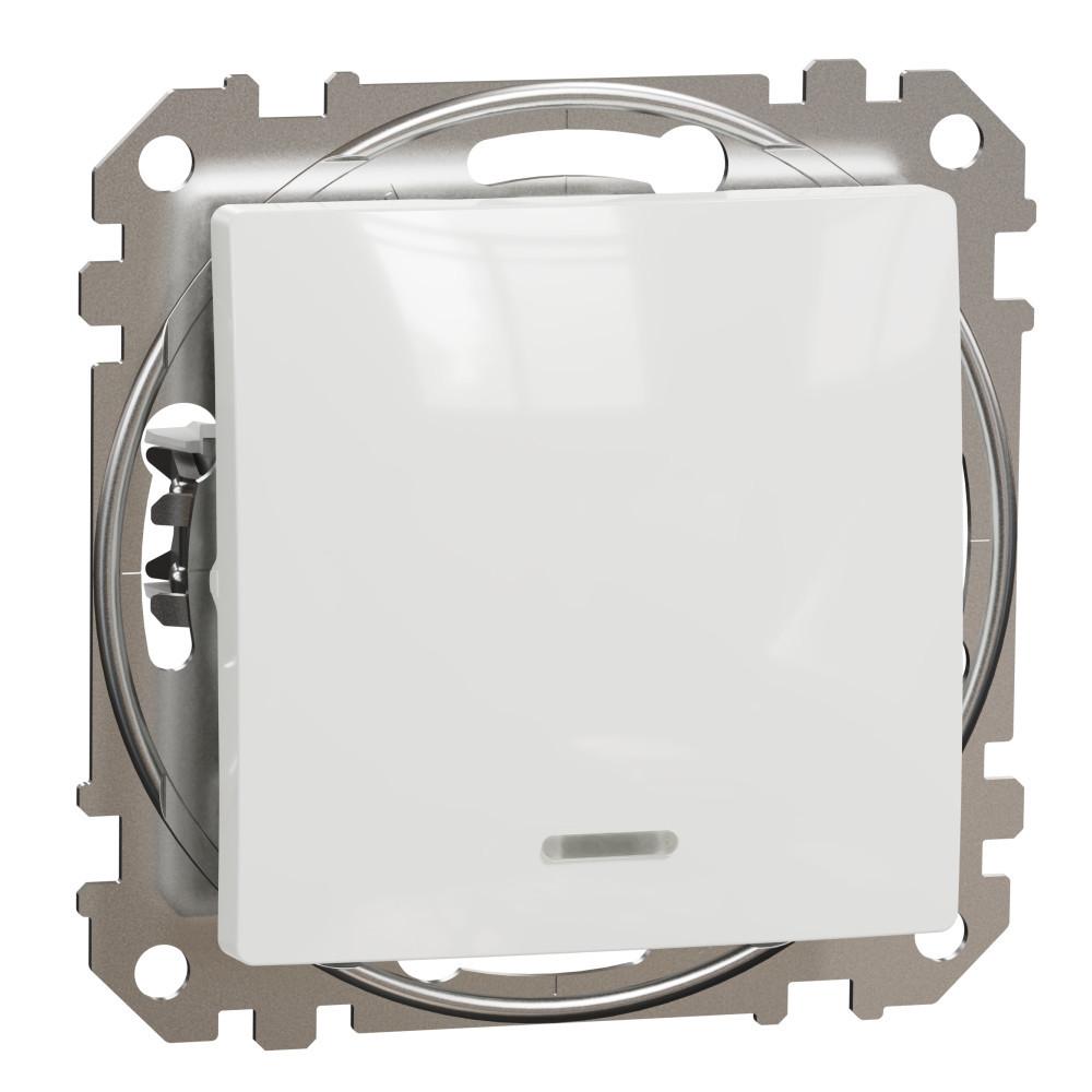 Еднополюсен ключ с подсветка 10A Бял - SCHNEIDER ELECTRIC Sedna Design SDD111101L | JAR Computers Еднополюсен ключ с подсветка 10A Бял - SCHNEIDER ELECTRIC Sedna Design SDD111101L