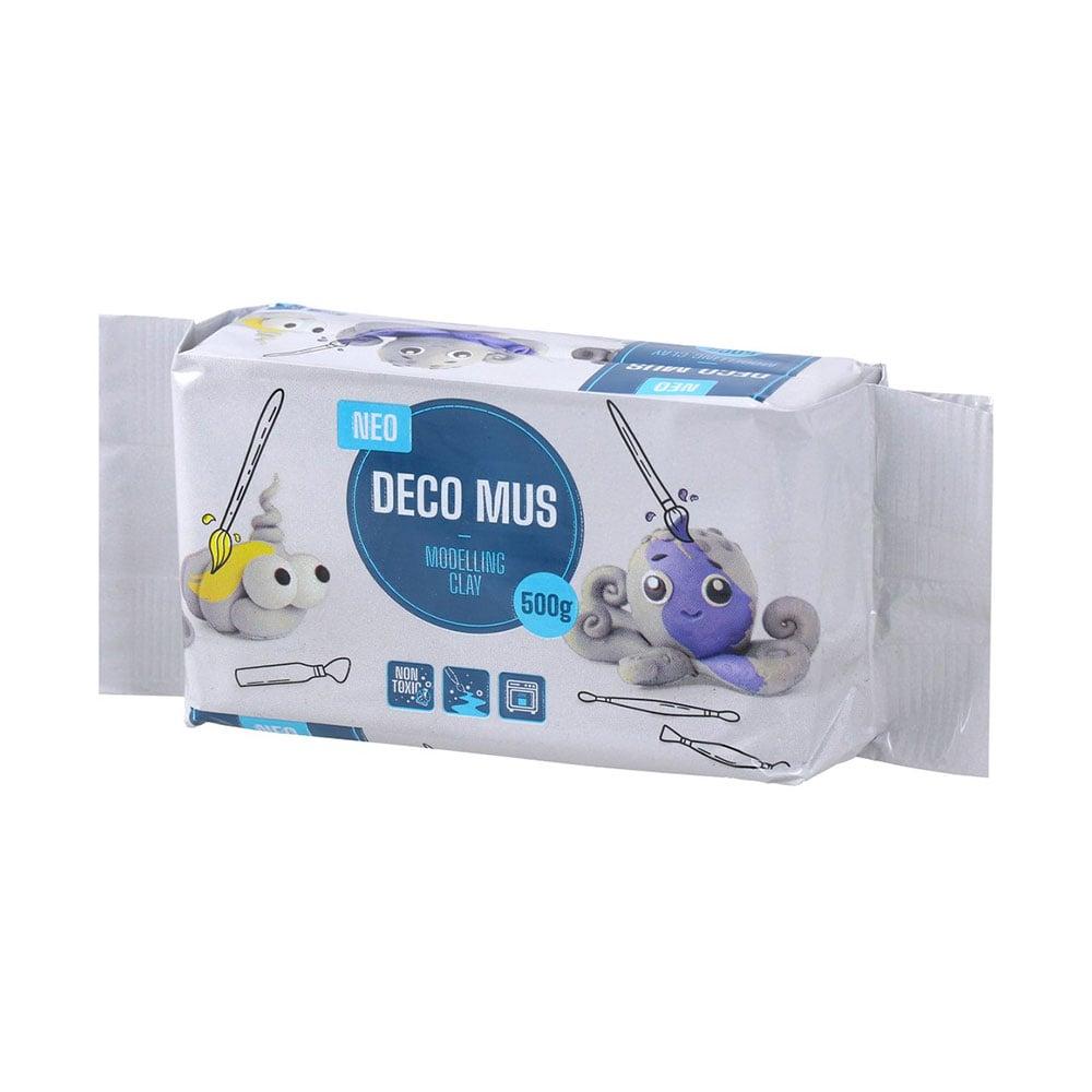 Глина за моделиране Sazio Deco Mus, 500 g, бяла | JAR Computers Глина за моделиране Sazio Deco Mus, 500 g, бяла