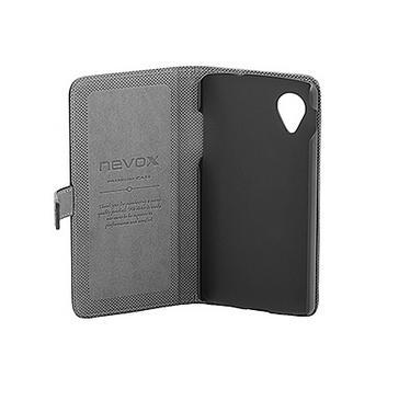 Хоризонтален кожен (естествена кожа) калъф за Google Nexus 5 - Nevox Folio Case Ordo | JAR Computers Хоризонтален кожен (естествена кожа) калъф за Google Nexus 5 - Nevox Folio Case Ordo