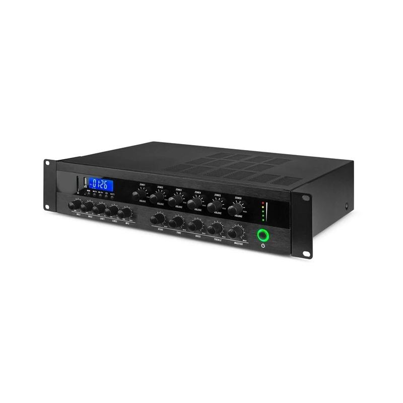 Инсталационен усилвател, 6 зони, Изходна мощност: 500W / 100V - Pearller PAD-500W | JAR Computers Инсталационен усилвател, 6 зони, Изходна мощност: 500W / 100V - Pearller PAD-500W