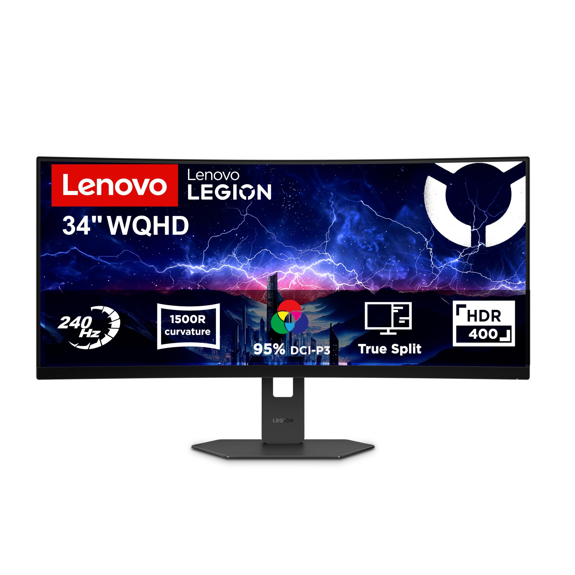 Lenovo Legion 34W-2c компютърен монитор 86,4 см (34") 3440 x 1440 пиксела Wide Quad HD LED Черен | JAR Computers Lenovo Legion 34W-2c компютърен монитор 86,4 см (34") 3440 x 1440 пиксела Wide Quad HD LED Черен