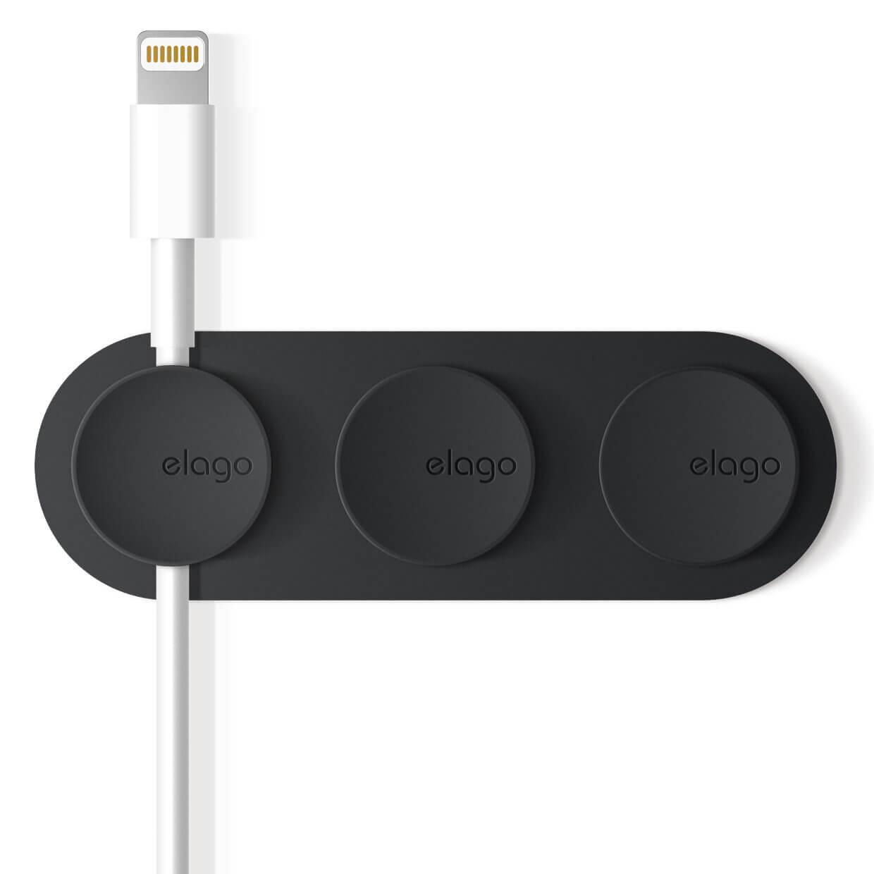 Магнитен органайзер за кабели - Elago Magnet Cable Management Buttons (черен) | JAR Computers Магнитен органайзер за кабели - Elago Magnet Cable Management Buttons (черен)