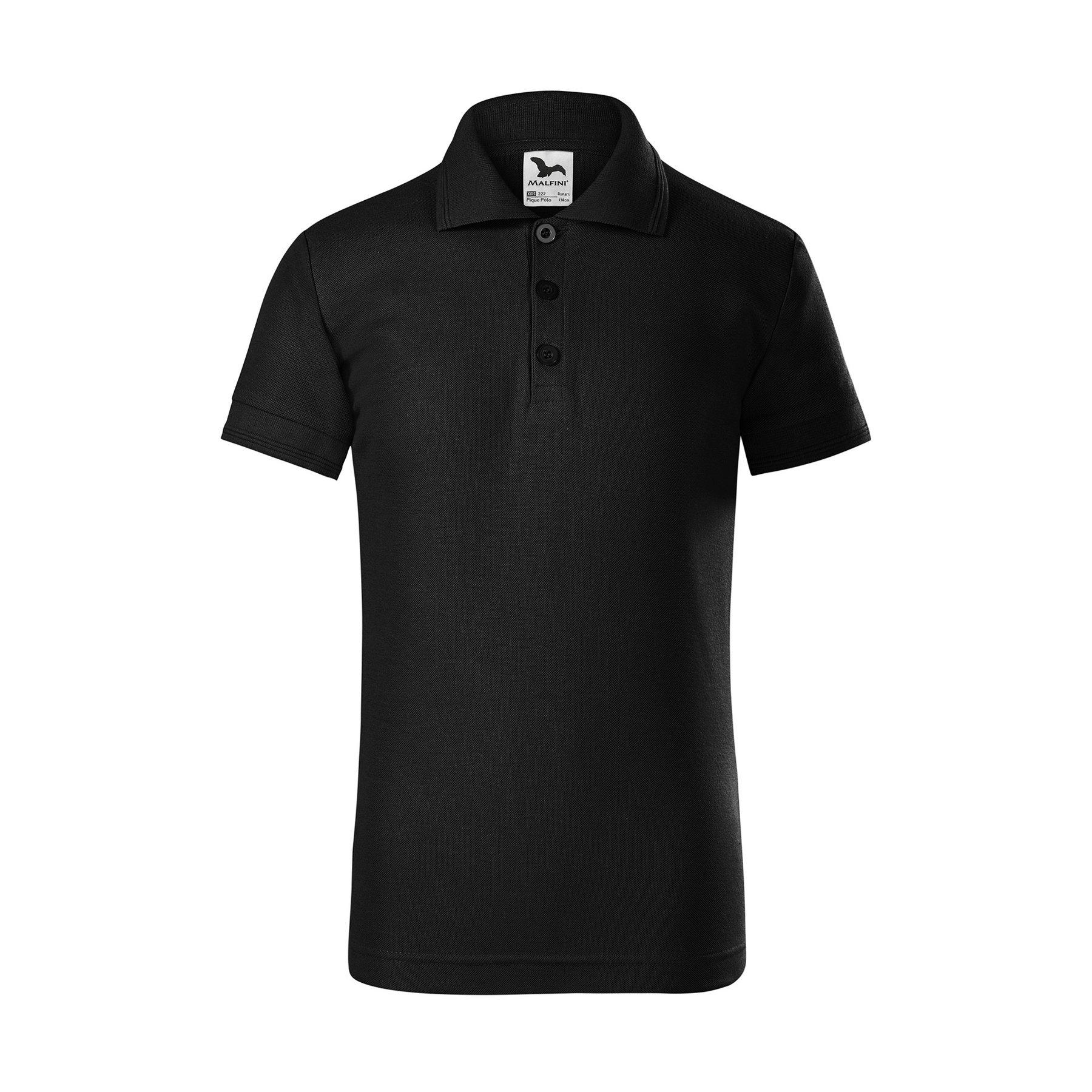 Malfini Детска тениска Pique Polo 222, размер 146 cm, възраст 10 години, черна | JAR Computers Malfini Детска тениска Pique Polo 222, размер 146 cm, възраст 10 години, черна