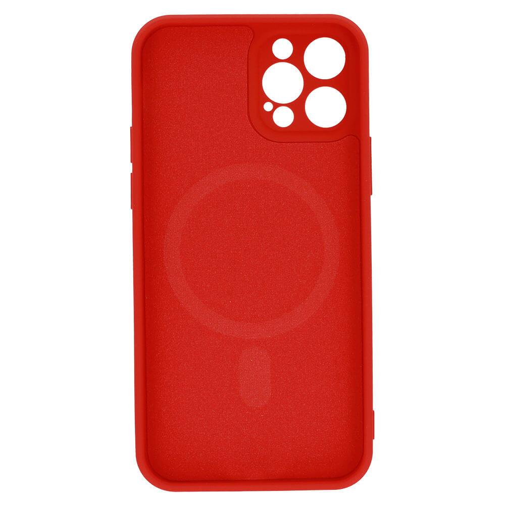 Силиконов (TPU) калъф с вграден магнитен конектор (MagSafe) за iPhone 12 mini - Tel Protect MagSilicone Case (червен) | JAR Computers Силиконов (TPU) калъф с вграден магнитен конектор (MagSafe) за iPhone 12 mini - Tel Protect MagSilicone Case (червен)