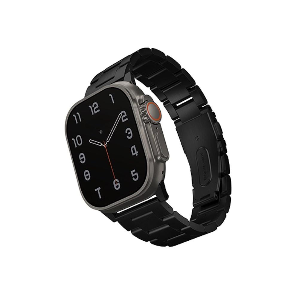 Стоманена каишка за Apple Watch 42мм, 44мм, 45мм, 46мм, Ultra, Ultra 2 49мм - Uniq Osta Adjustable Stainless Steel Band (черен) | JAR Computers Стоманена каишка за Apple Watch 42мм, 44мм, 45мм, 46мм, Ultra, Ultra 2 49мм - Uniq Osta Adjustable Stainless Steel Band (черен)