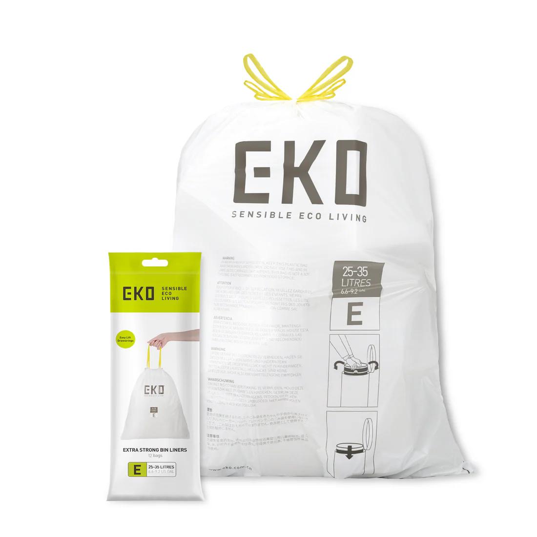 Торби за смет Eko, тип E, с връзка, 25-35 L, 12 броя | JAR Computers Торби за смет Eko, тип E, с връзка, 25-35 L, 12 броя