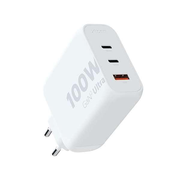 Зарядно Xtorm GaN2 Ultra USB, 2 порта USB-C, 220V, 100W, бял цвят | JAR Computers Зарядно Xtorm GaN2 Ultra USB, 2 порта USB-C, 220V, 100W, бял цвят