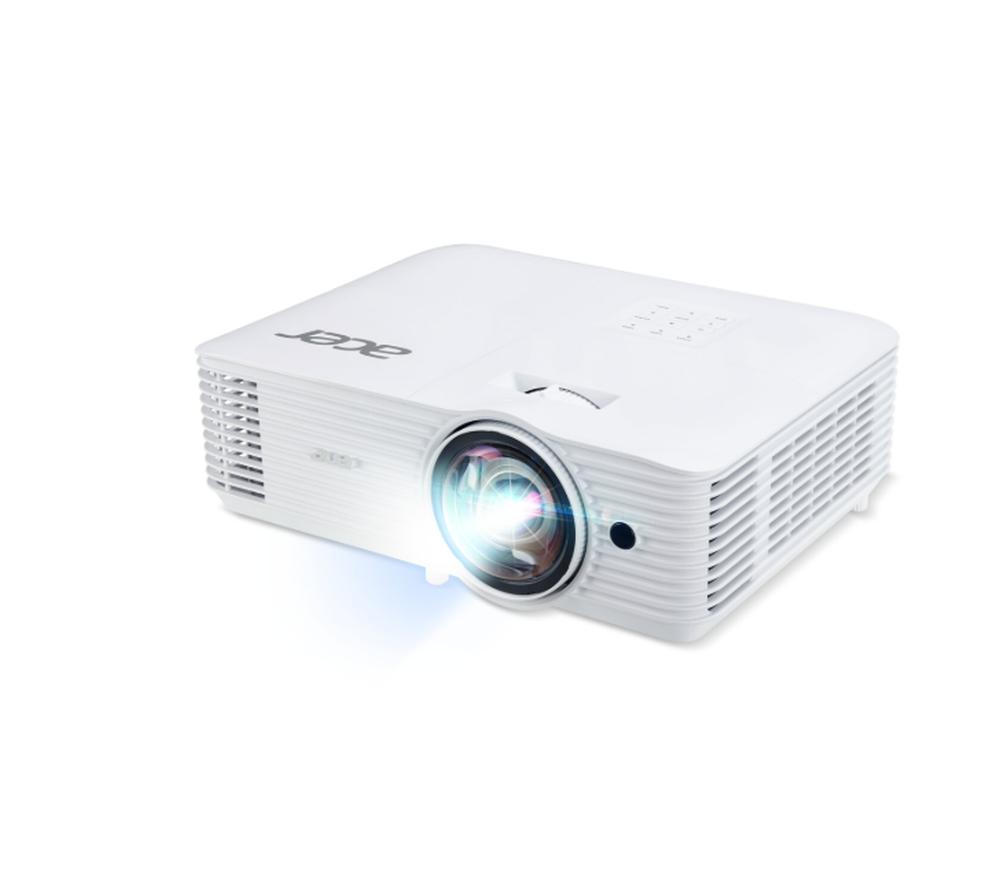 Acer Projector S1387, DLP, Short Throw, WXGA (1280x800), 4000 ANSI Lumens, 20,000:1 Dynamic Black, HDMI 3D Ready, 2? HDMI (1.4b), DC Out (5V/1A, USB-A), RS232, Speaker 16W, Bluelight Shield, 3.1 kg, 3Y, White | JAR Computers Acer Projector S1387, DLP, Short Throw, WXGA (1280x800), 4000 ANSI Lumens, 20,000:1 Dynamic Black, HDMI 3D Ready, 2? HDMI (1.4b), DC Out (5V/1A, USB-A), RS232, Speaker 16W, Bluelight Shield, 3.1 kg, 3Y, White