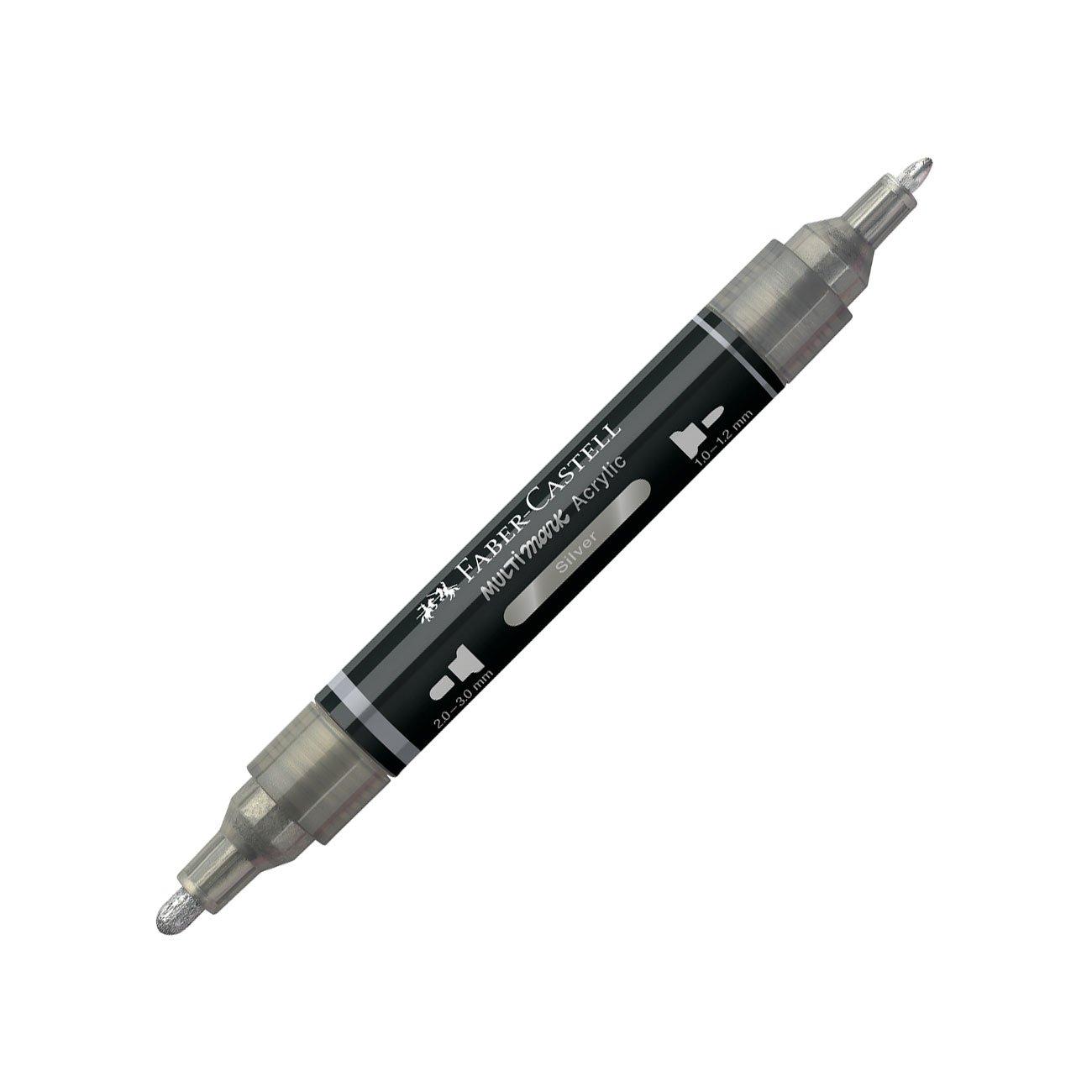 Faber-Castell Акрилен маркер Multimark, № 251, сребрист