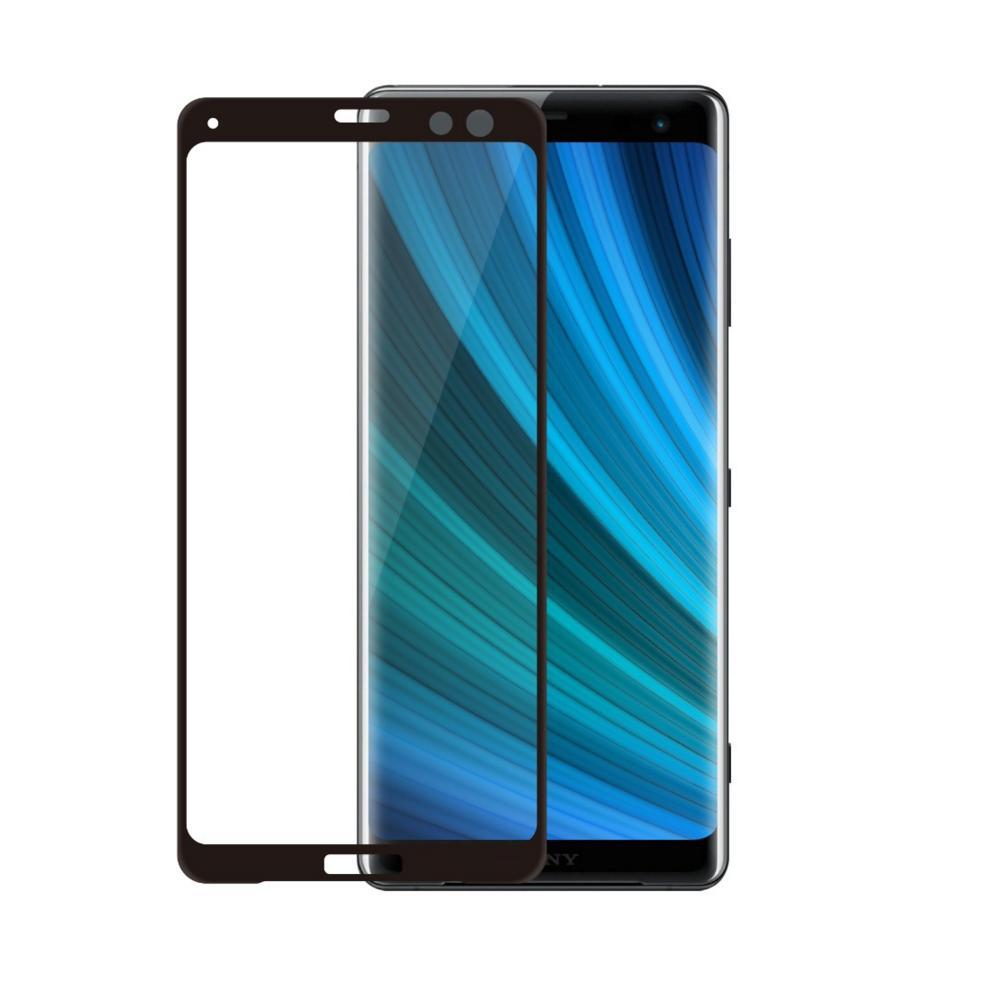 Калено стъклено защитно покритие с извити ръбове за целия дисплей на Sony Xperia XZ3 - Eiger 3D Glass Full Screen Tempered Glass (черен-прозрачен) | JAR Computers Калено стъклено защитно покритие с извити ръбове за целия дисплей на Sony Xperia XZ3 - Eiger 3D Glass Full Screen Tempered Glass (черен-прозрачен)