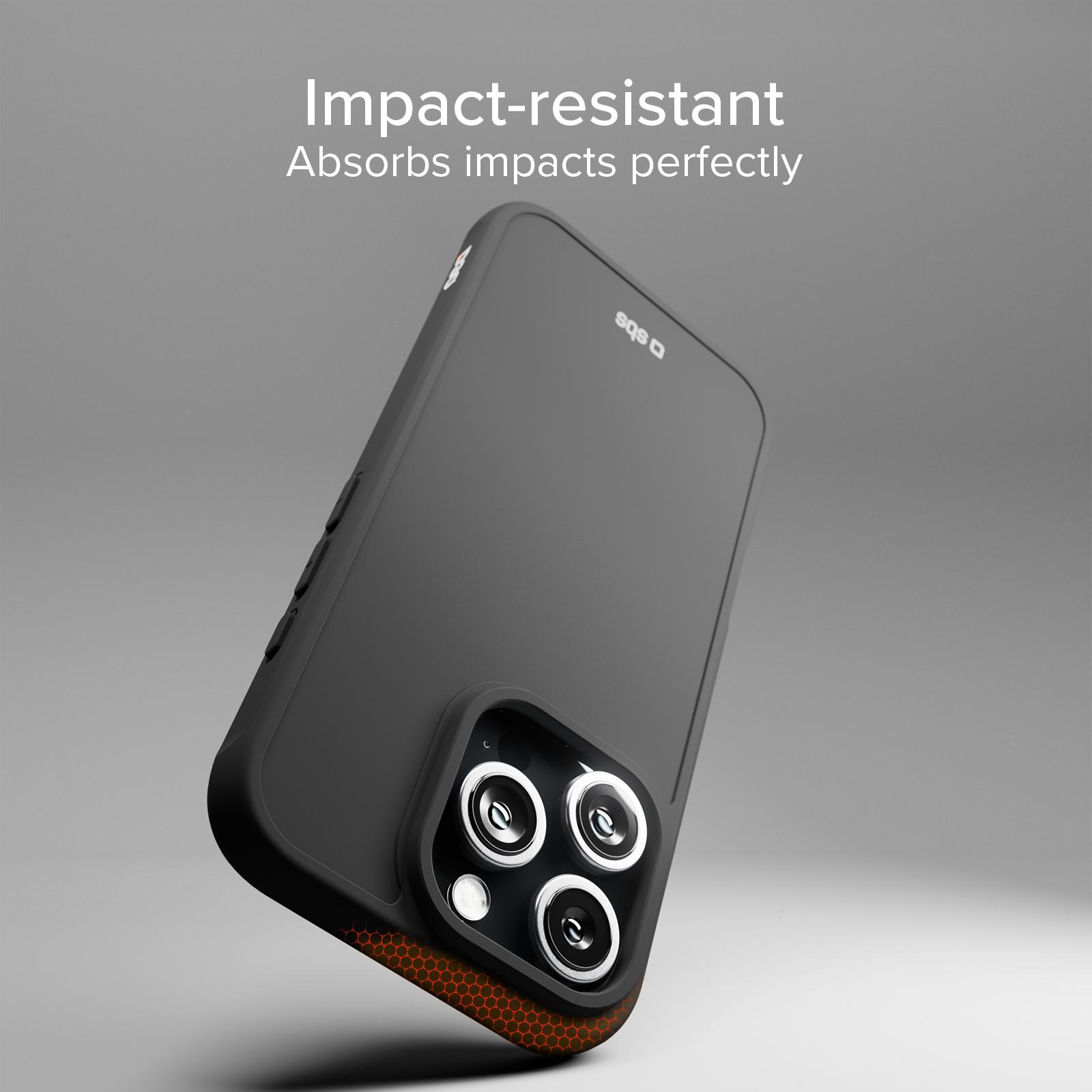 Калъф D3O Full Active SBS 82724, за iPhone 16 Pro Черен