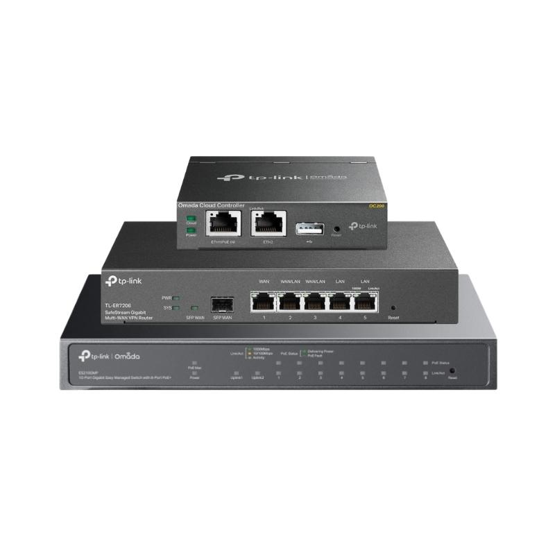 Комплект ER7206, ES210GMP, OC200 - TP-Link Omada | JAR Computers Комплект ER7206, ES210GMP, OC200 - TP-Link Omada