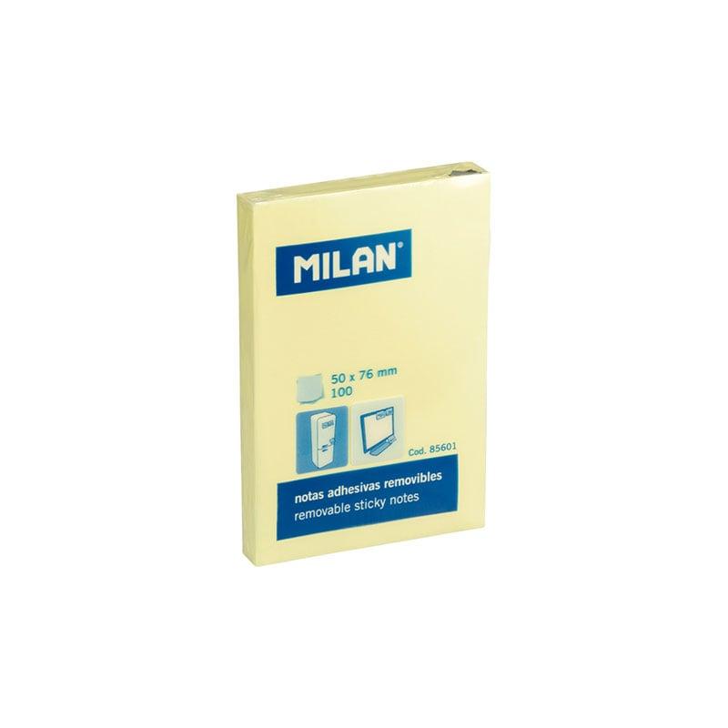 Milan Самозалепващи листчета, 50 x 76 mm, 100 листа, опаковка 10 | JAR Computers Milan Самозалепващи листчета, 50 x 76 mm, 100 листа, опаковка 10