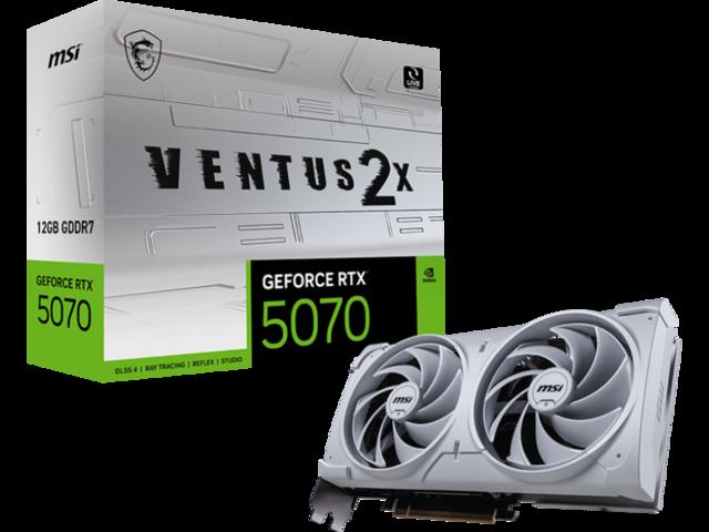 MSI GeForce RTX 5070 12G VENTUS 2X White