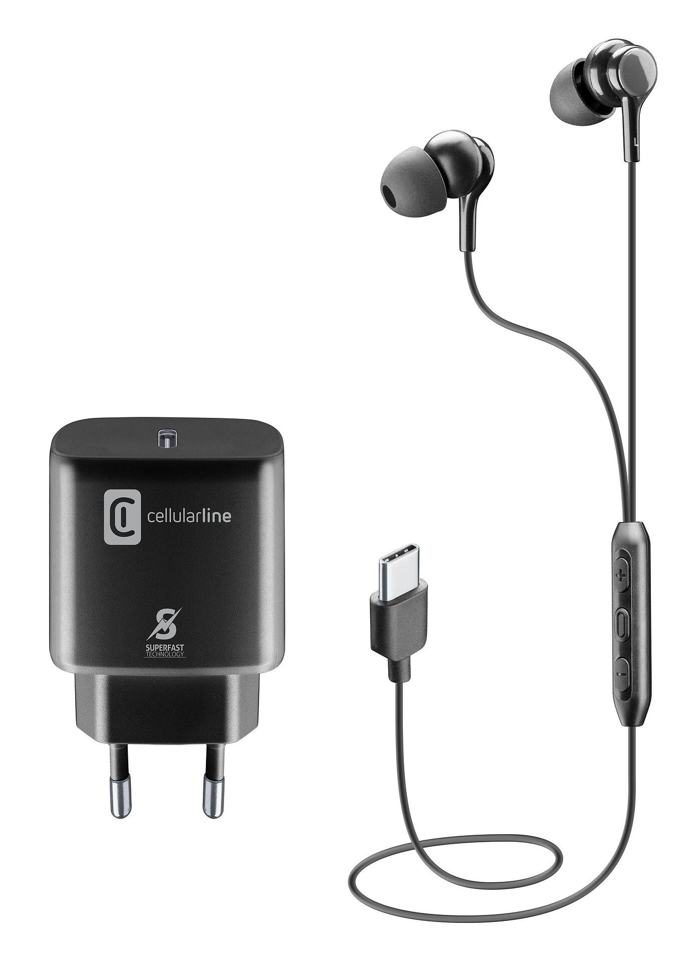 Пакет за Samsung - Зарядно 220V USB-C 25W + слушалки TYPE-C | JAR Computers Пакет за Samsung - Зарядно 220V USB-C 25W + слушалки TYPE-C
