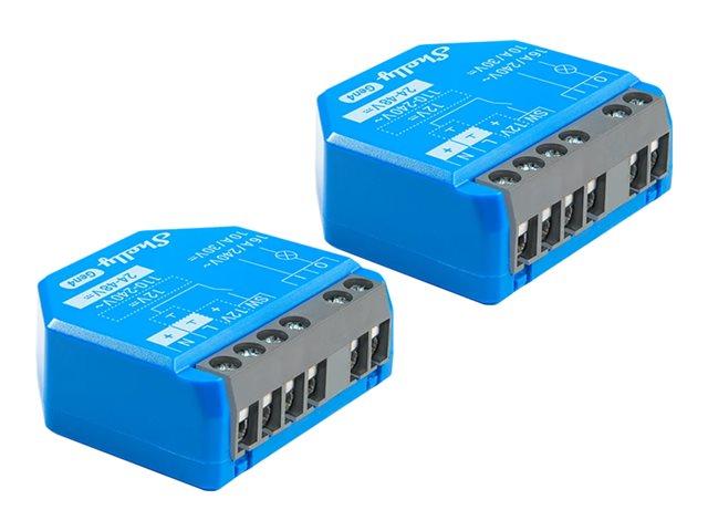 SHELLY 1 Gen4 2-Pack Matter WLAN Smart Relay | JAR Computers SHELLY 1 Gen4 2-Pack Matter WLAN Smart Relay