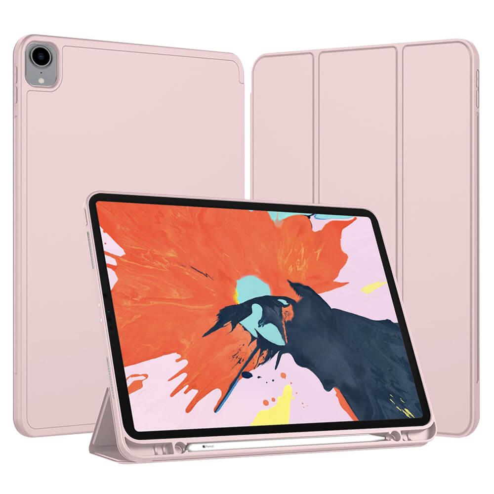 Термополиуретанов (TPU) кейс и поставка за iPad Pro 12.9 M2 (2022), iPad Pro 12.9 M1 (2021), iPad Pro 12.9 (2020), iPad Pro 12.9 (2018) - Techsuit Flex Trifold Case (розов) | JAR Computers Термополиуретанов (TPU) кейс и поставка за iPad Pro 12.9 M2 (2022), iPad Pro 12.9 M1 (2021), iPad Pro 12.9 (2020), iPad Pro 12.9 (2018) - Techsuit Flex Trifold Case (розов)