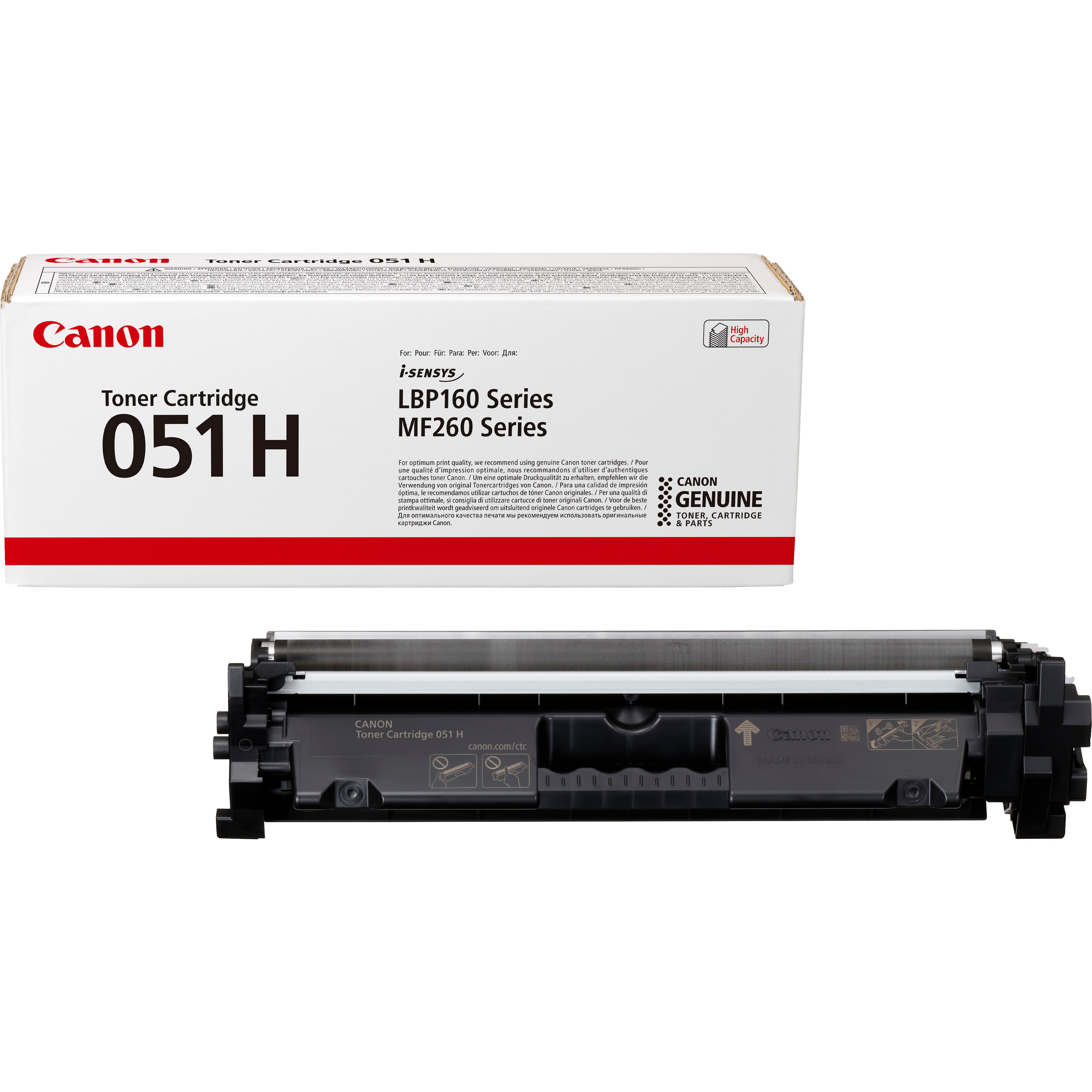 Тонер касета за Canon i-SENSYS LBP-160/MF-260 Series - Toner - HIGH CAPACITY - /051H/ / 2169C002 - Black - XL - PN 2169C002 | JAR Computers Тонер касета за Canon i-SENSYS LBP-160/MF-260 Series - Toner - HIGH CAPACITY - /051H/ / 2169C002 - Black - XL - PN 2169C002