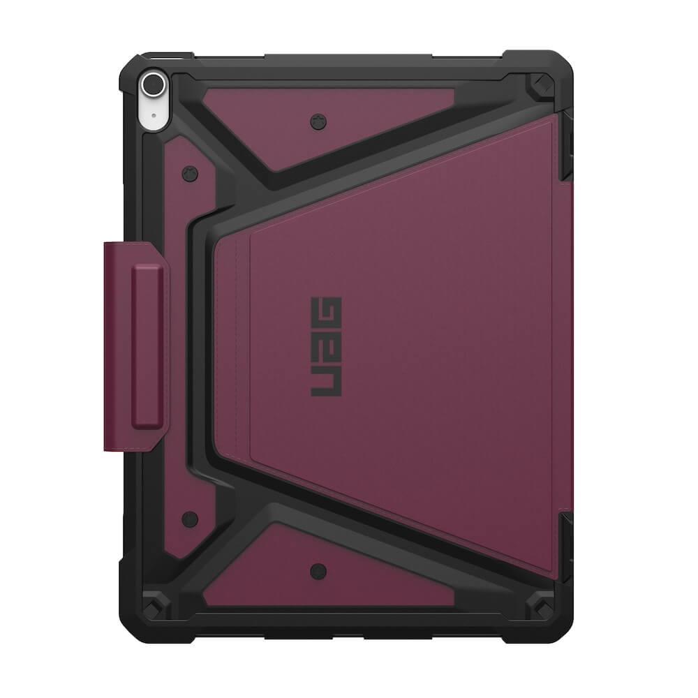 Urban Armor Gear Metropolis SE Case - удароустойчив хибриден кейс от най-висок клас за iPad Air 13 (2024) (бордо)