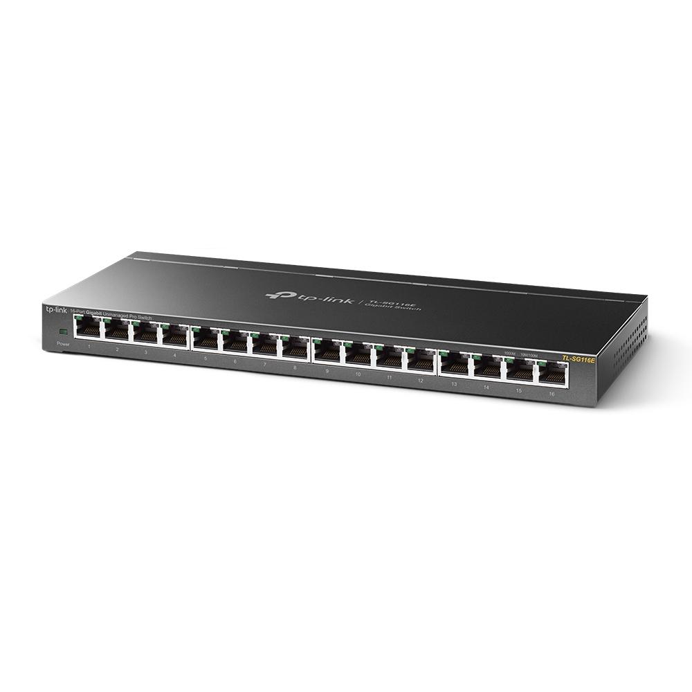 16-портов неуправляем гигабитов комутатор TP-Link TL-SG116E (v) | JAR Computers 16-портов неуправляем гигабитов комутатор TP-Link TL-SG116E (v)
