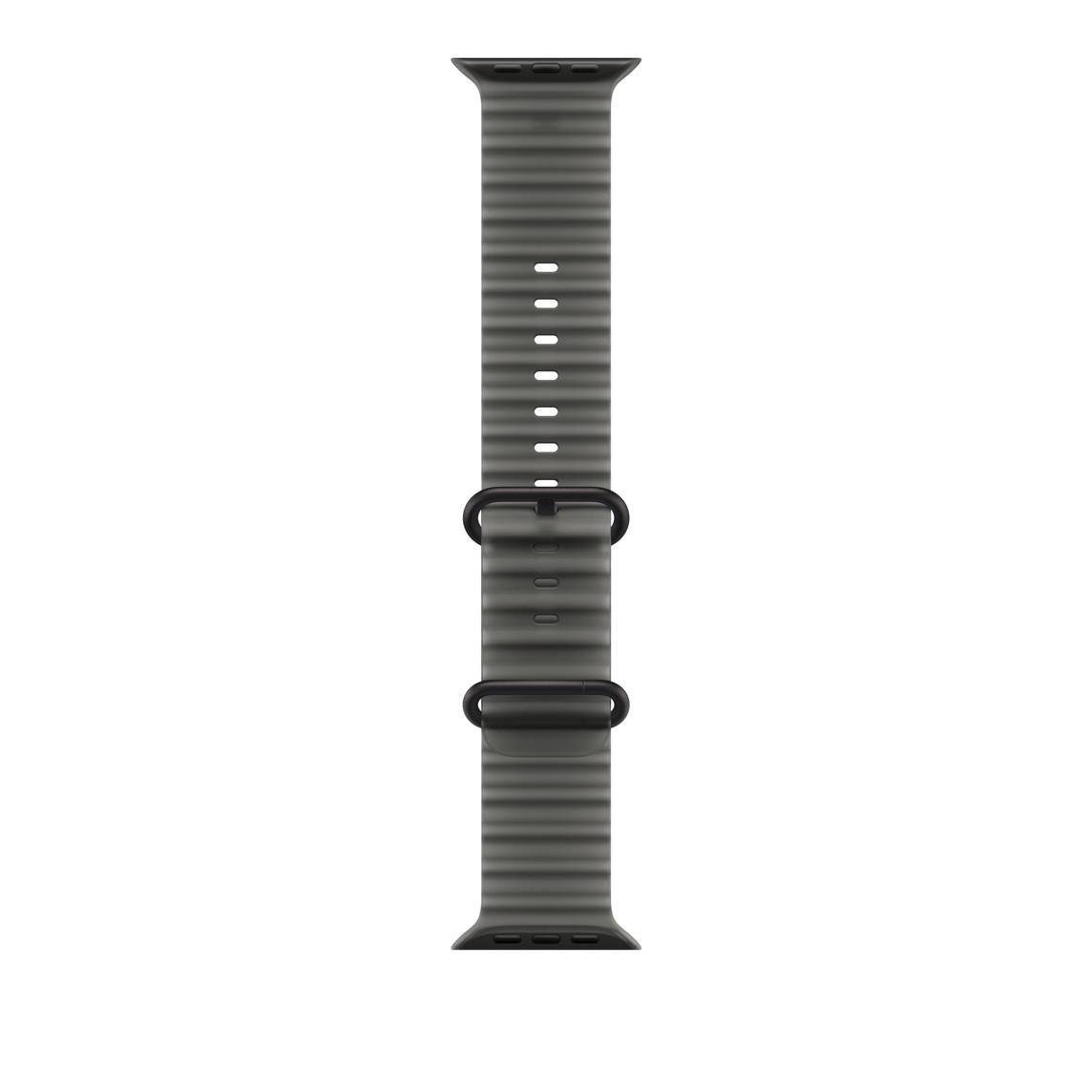 Apple Watch 49mm Titanium Band: Translucent Black Ocean Band - Black Titanium Finish | JAR Computers Apple Watch 49mm Titanium Band: Translucent Black Ocean Band - Black Titanium Finish