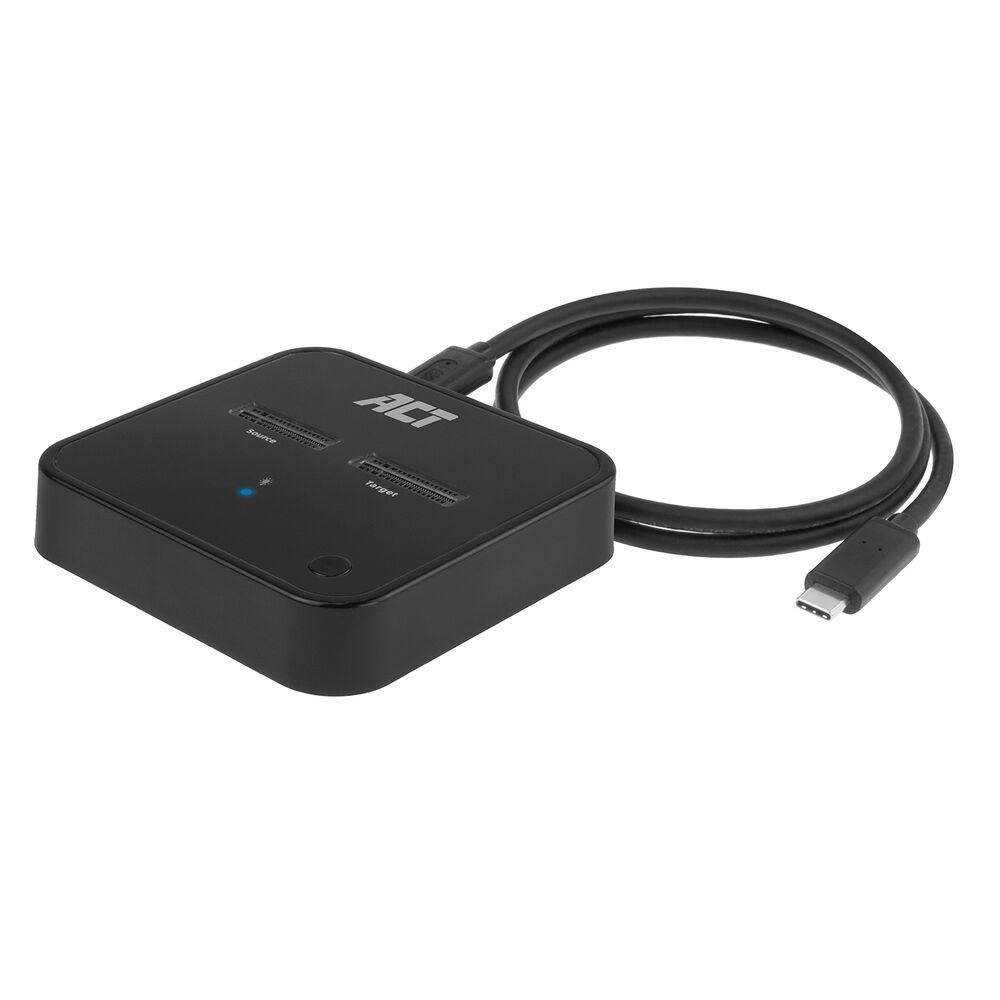 ACT AC1502 докинг станция за устройство за съхранение на данни USB 3.2 Gen 2 (3.1 Gen 2) Type-C Черен | JAR Computers ACT AC1502 докинг станция за устройство за съхранение на данни USB 3.2 Gen 2 (3.1 Gen 2) Type-C Черен
