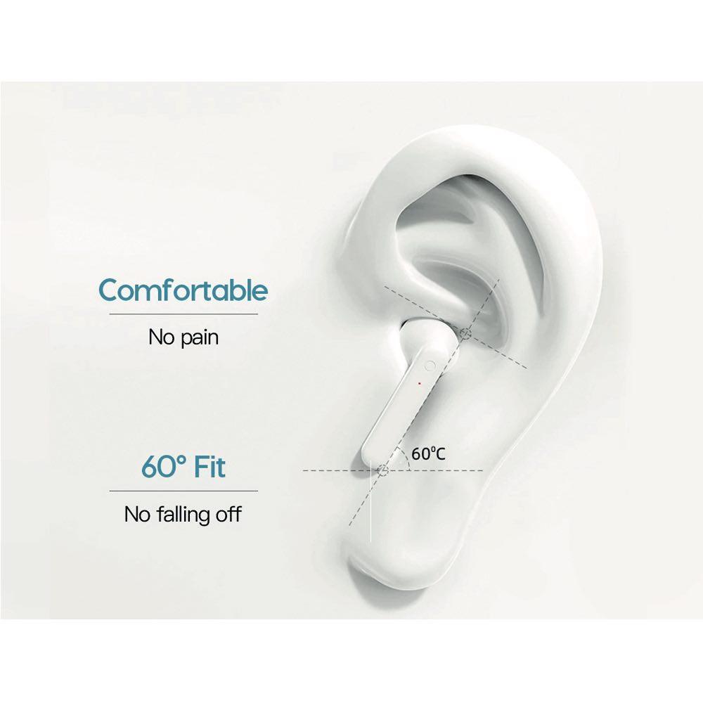 Безжични блутут слушалки със зареждащ кейс - Merlin Sonic Air TWS Wireless Bluetooth Headphones (бял) | JAR Computers Безжични блутут слушалки със зареждащ кейс - Merlin Sonic Air TWS Wireless Bluetooth Headphones (бял)