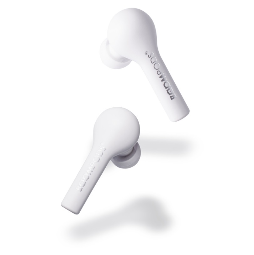 Bluetooth слушалки/ Bassline TWS, бели