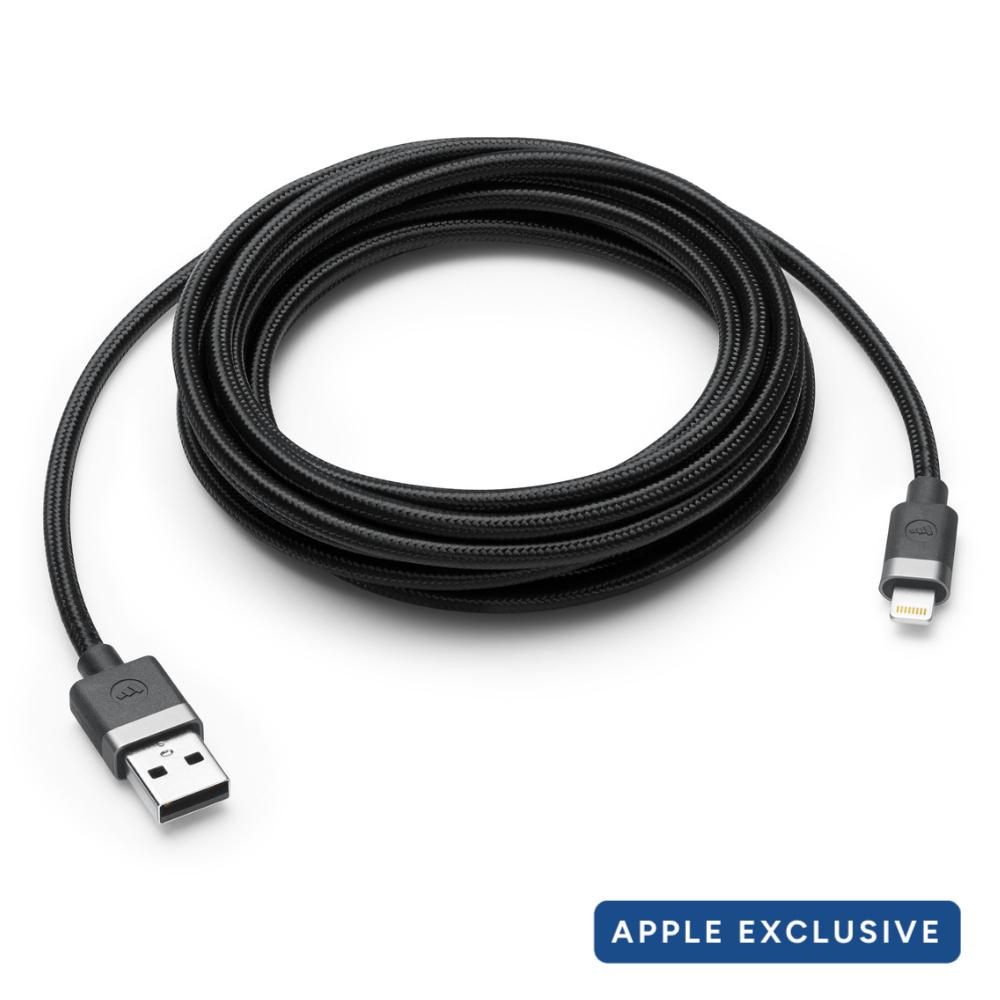 Кабел Мophie Cable-USBA-LTG-2M-Black-Apple (Apple Exclusive)