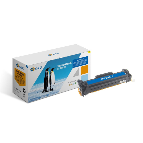 КАСЕТА ЗА HP COLOR LASER JET CP 2025/CM 2320MFP - CC532A/CRG-718Y - Yellow - P№ NT-C0532FGY/CH532FUY/PH532Y - G&G - `2800k`