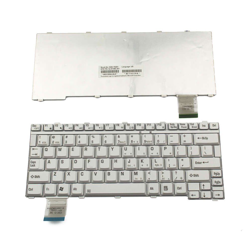 Клавиатура за лаптоп Toshiba Satellite U300 U305 Сребриста / Silver | JAR Computers Клавиатура за лаптоп Toshiba Satellite U300 U305 Сребриста / Silver