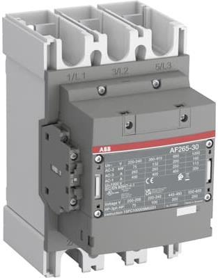 Контактор AF265-30-11 3P 132kW (265A AC-3) 1NO+1NC 48...130V 50/60Hz ABB | JAR Computers Контактор AF265-30-11 3P 132kW (265A AC-3) 1NO+1NC 48...130V 50/60Hz ABB