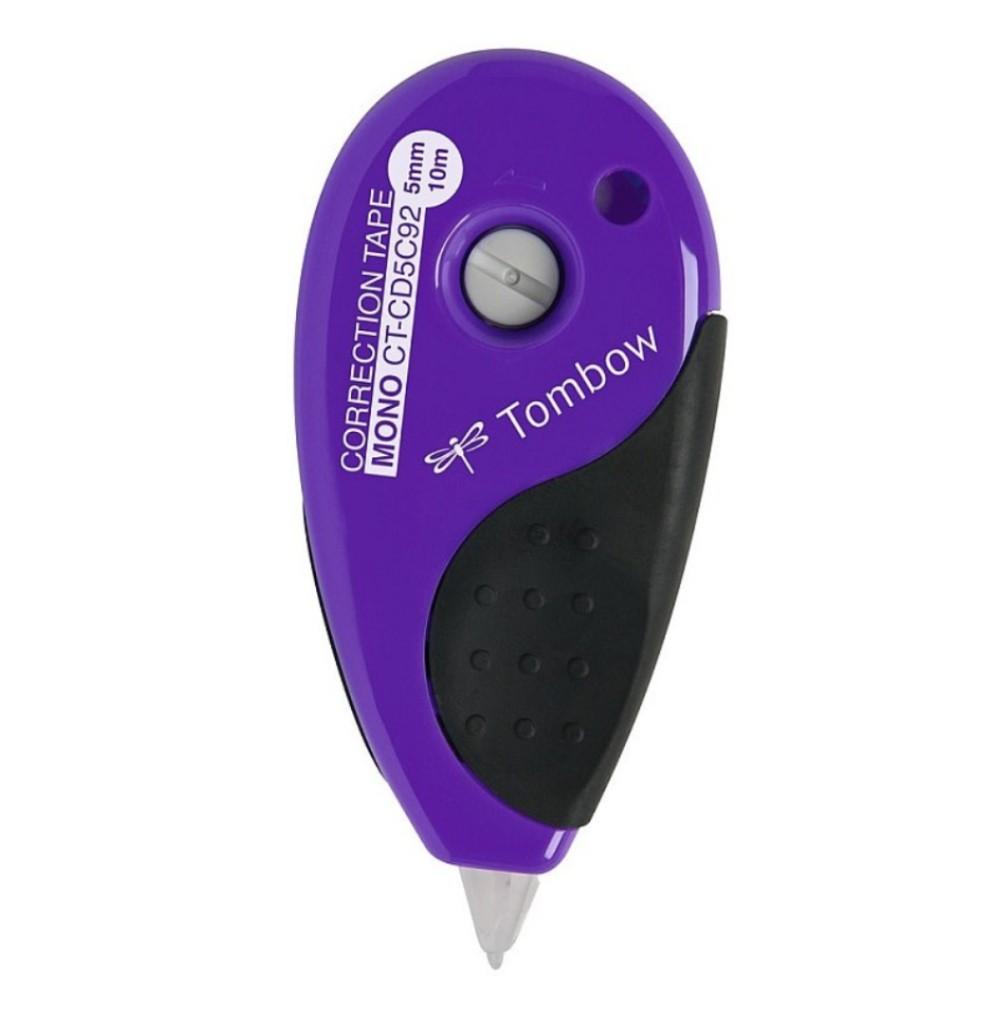 Коректор лента Tombow Mono Grip, 5 мм х 10 м, лилав | JAR Computers Коректор лента Tombow Mono Grip, 5 мм х 10 м, лилав