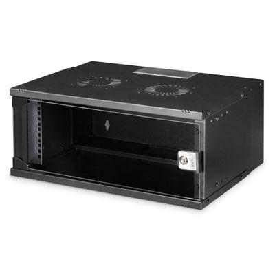 Кутия за компютър Rack Digitus 4HE Wall Mounting SOHO Pro Black unm.