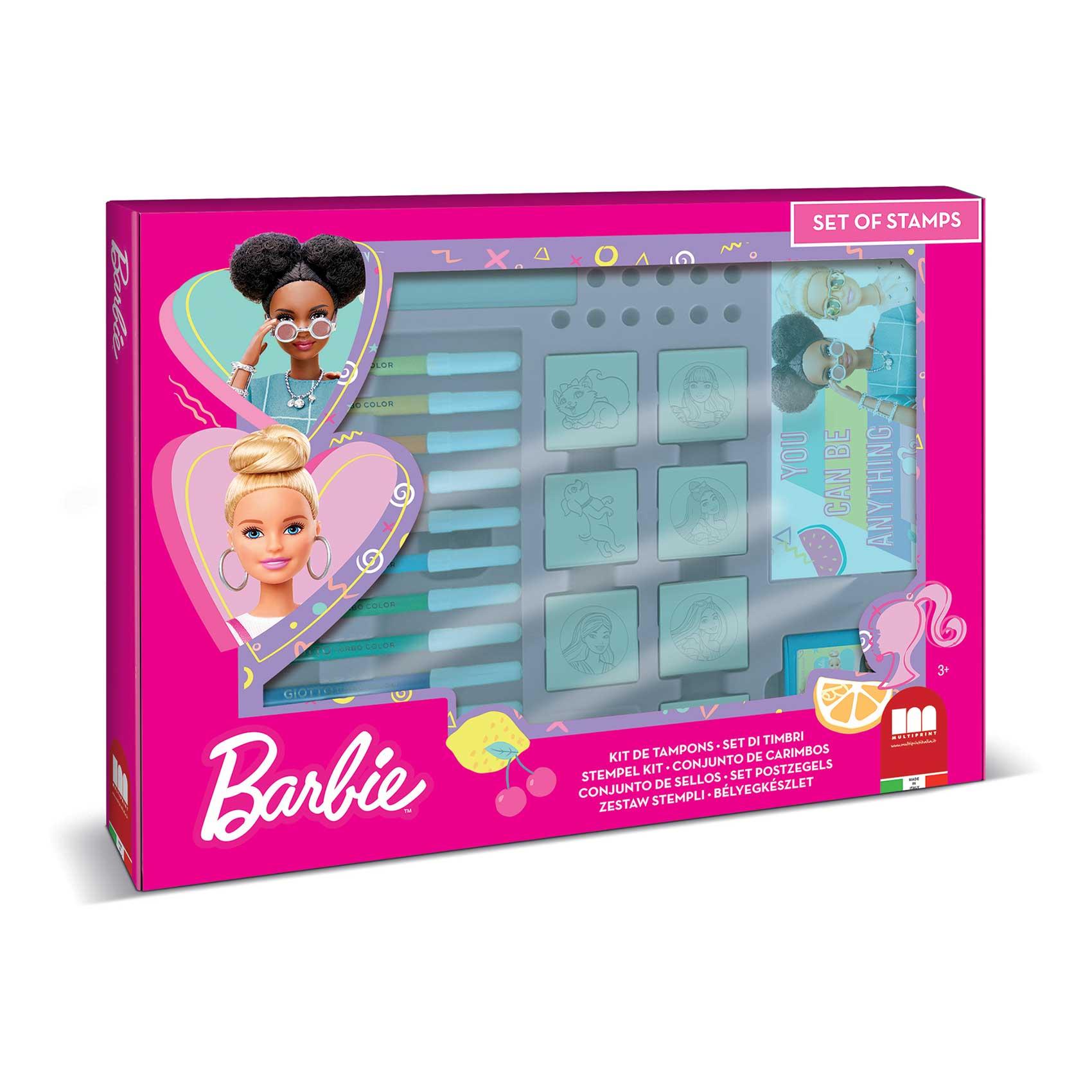 Multiprint Комплект за рисуване Barbie, голяма кутия | JAR Computers Multiprint Комплект за рисуване Barbie, голяма кутия