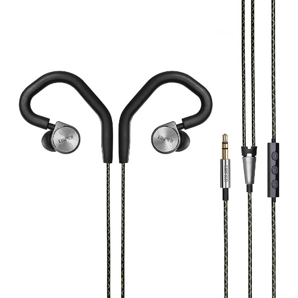 Слушалки с микрофон и управление на звука за мобилни устройства - Edifier P297 Kevlar Wired In-Ear Earphones (черен) | JAR Computers Слушалки с микрофон и управление на звука за мобилни устройства - Edifier P297 Kevlar Wired In-Ear Earphones (черен)