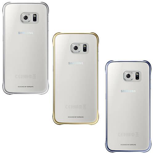 3 броя оригинални кейсове за Samsung Galaxy S6 - Samsung 3 Set Clear Cover EF-QG920 (сребрист,син,златист) | JAR Computers 3 броя оригинални кейсове за Samsung Galaxy S6 - Samsung 3 Set Clear Cover EF-QG920 (сребрист,син,златист)