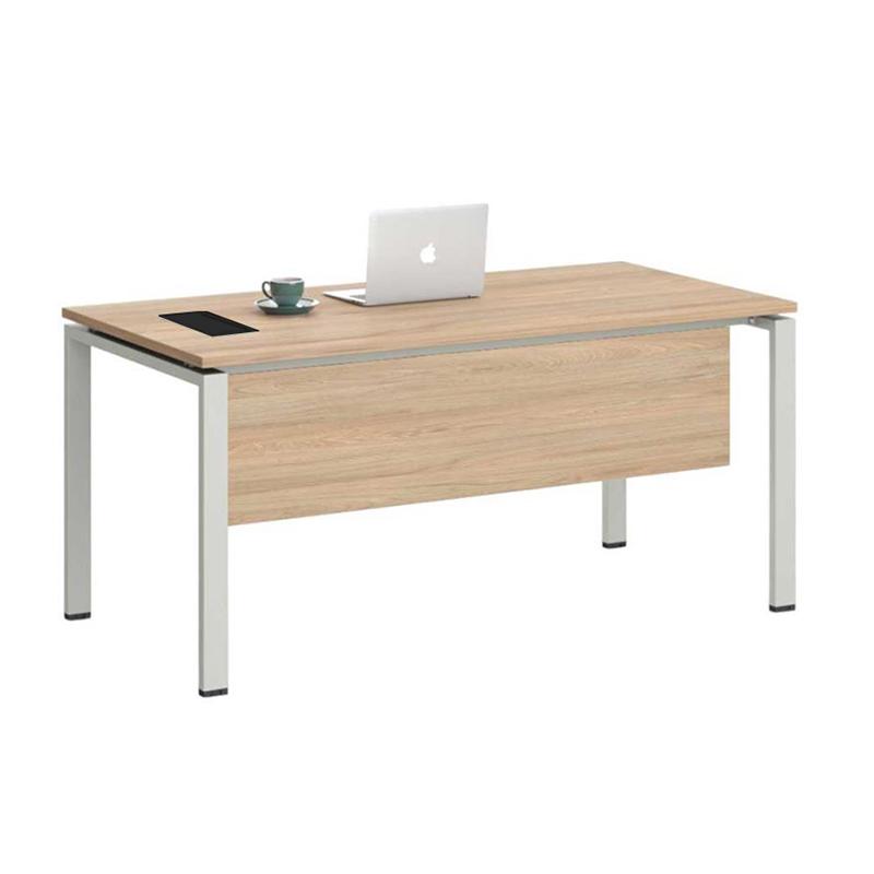 Бюро RFG Monaco, 1600 х 800 х 750 mm, ПДЧ 25 mm, плот бряст, бели метални крака