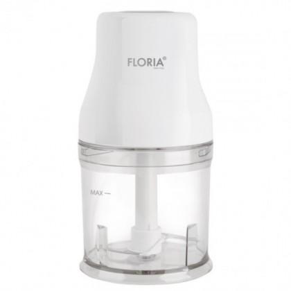 Чопър Floria ZLN3042, 200W, 500 ml, Неплъзгащ се, Стоманени остриета, Бял