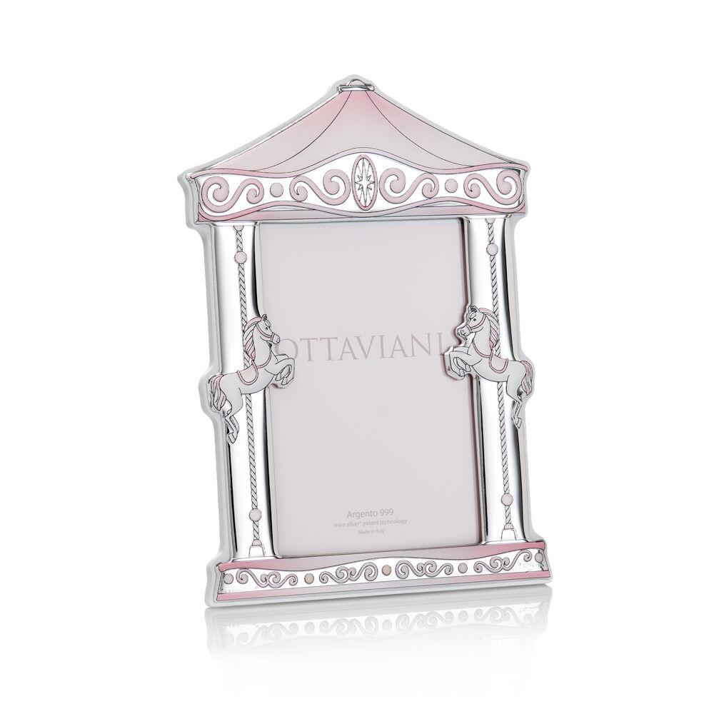 Фоторамка сребро Ottaviani miro-silver Carousel 10x15 см, розова | JAR Computers Фоторамка сребро Ottaviani miro-silver Carousel 10x15 см, розова