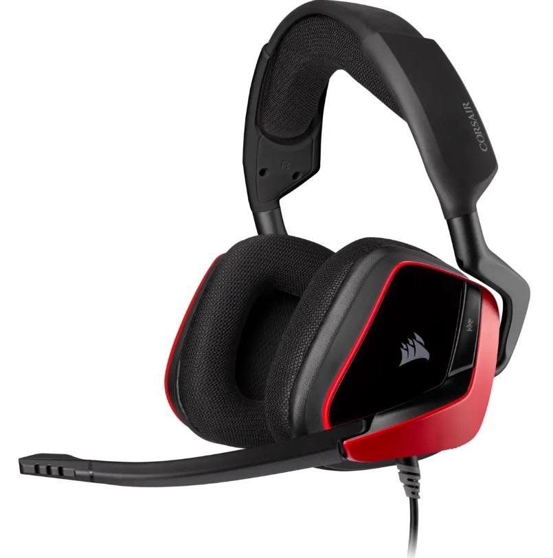 Гейминг слушалки Corsair - Void Elite Surround, черни/червени | JAR Computers Гейминг слушалки Corsair - Void Elite Surround, черни/червени