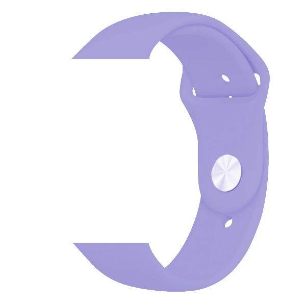 Каишка за Apple Watch 38/40/41мм, Simple, силиконова, S/M /лилава/ | JAR Computers Каишка за Apple Watch 38/40/41мм, Simple, силиконова, S/M /лилава/
