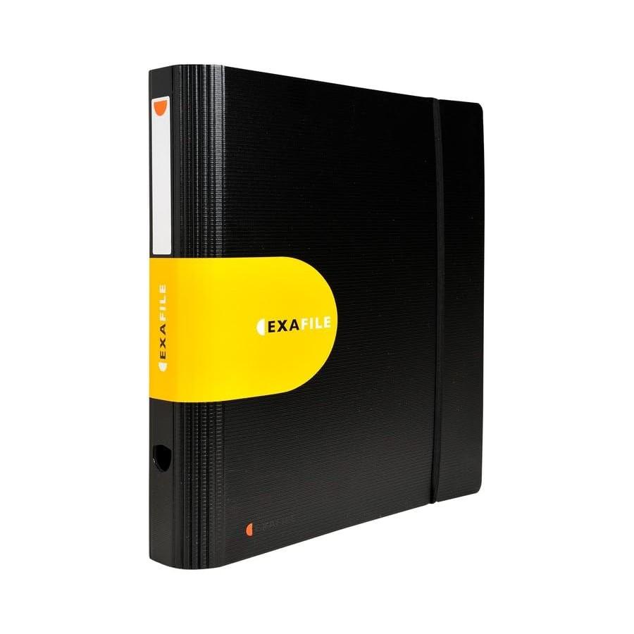 Класьор с ластик EXACOMPTA Exactive, PP, A4, 60 мм, плюс пад за писане, черен | JAR Computers Класьор с ластик EXACOMPTA Exactive, PP, A4, 60 мм, плюс пад за писане, черен