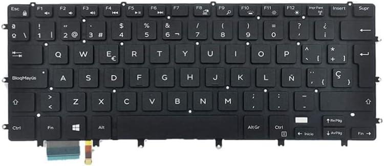 Клавиатура за лаптоп Dell XPS 7590 Precision 5540 Черна Без Рамка с Голям Ентър С Подсветка / Black Without Frame UK Backlit | JAR Computers Клавиатура за лаптоп Dell XPS 7590 Precision 5540 Черна Без Рамка с Голям Ентър С Подсветка / Black Without Frame UK Backlit