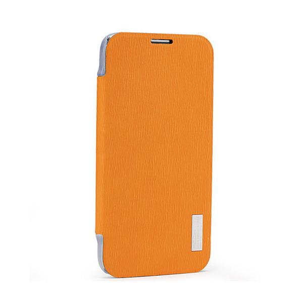 Кожен калъф, тип портфейл за Samsung Galaxy Mega 5.8 - Rock Elegant Flip Case (оранжев) | JAR Computers Кожен калъф, тип портфейл за Samsung Galaxy Mega 5.8 - Rock Elegant Flip Case (оранжев)