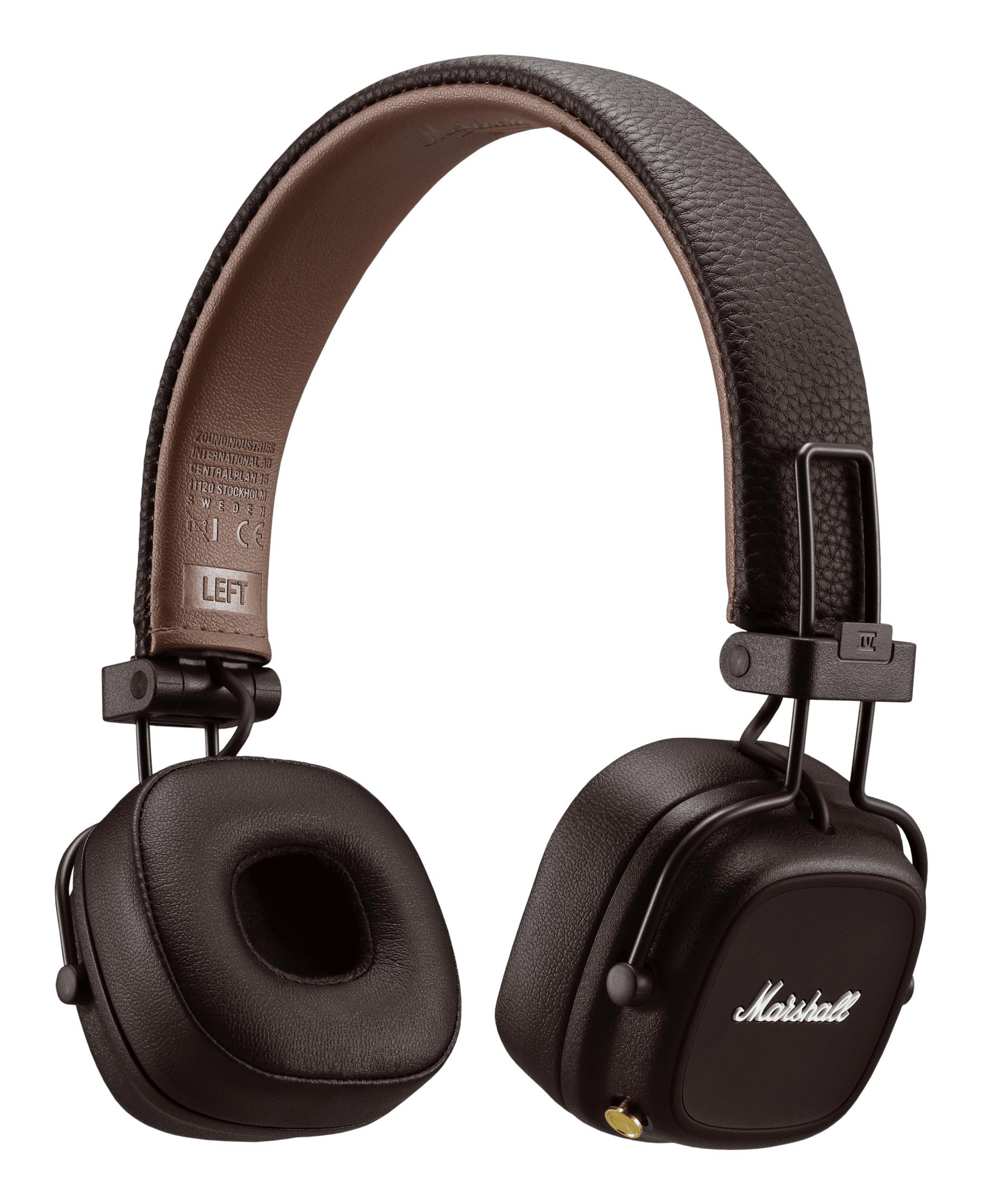 Marshall MAJOR IV Слушалки Жична и безжична Лента за глава Музика UBS тип C Bluetooth Кафяв