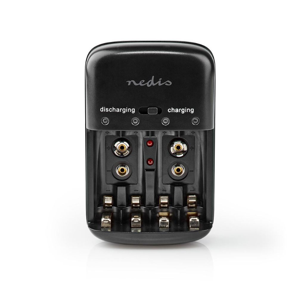 Nedis Charger 4 Ni-MH Batteries AA/AAA/9V (BACH07) (NEDBACH07)