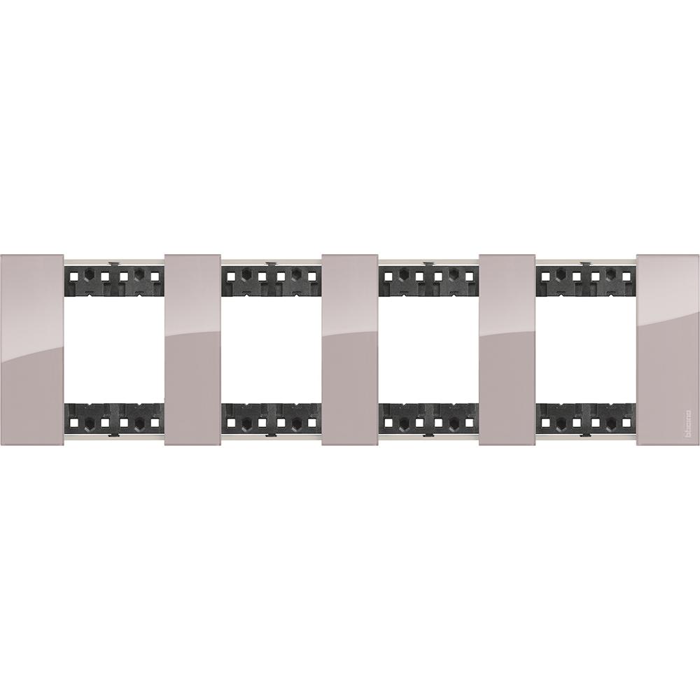 Рамка 2x2x2х2М Аура немски стандарт - bticino Living Now KA4802M4DM | JAR Computers Рамка 2x2x2х2М Аура немски стандарт - bticino Living Now KA4802M4DM
