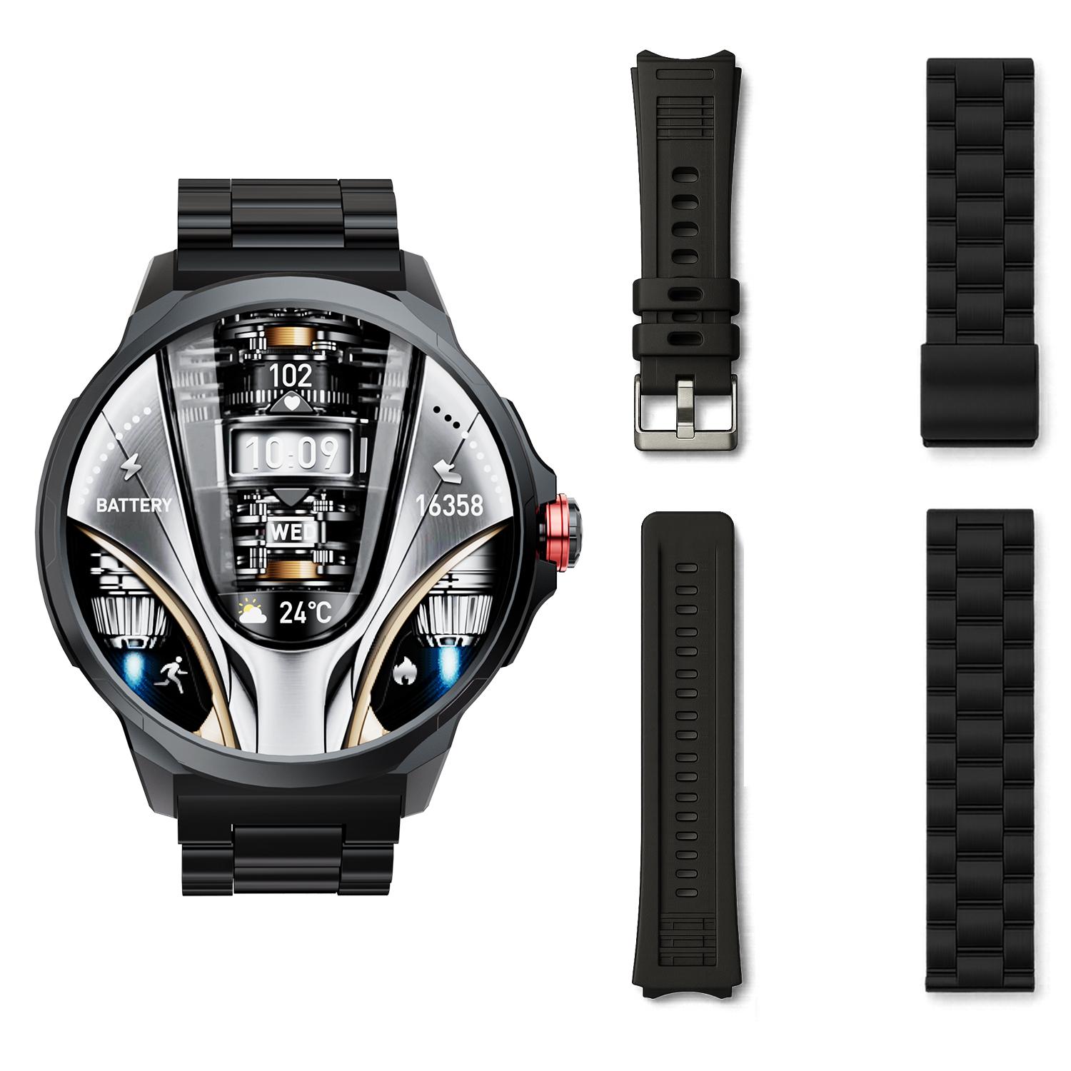 Смарт часовник Kalobee SK50 Box: SET 2 каишки, AMOLED OEM /черен/ | JAR Computers Смарт часовник Kalobee SK50 Box: SET 2 каишки, AMOLED OEM /черен/