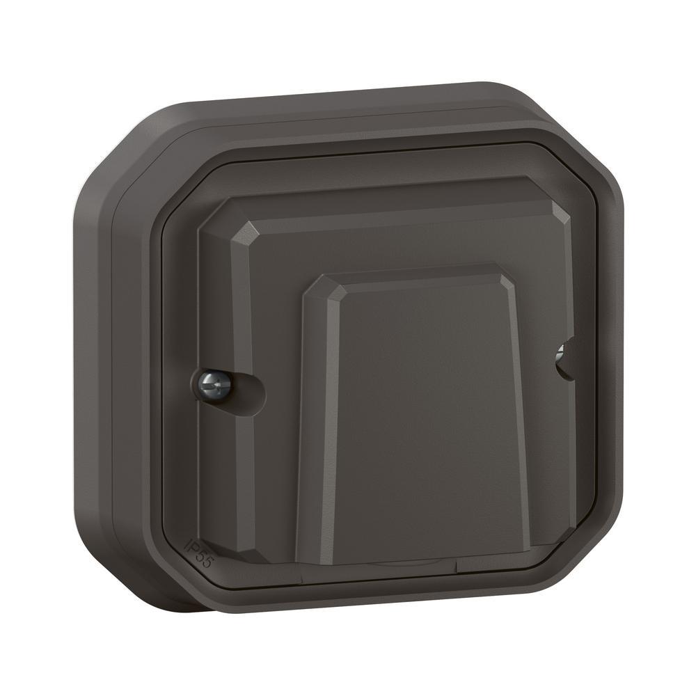 Твърда връзка 16А моноблок скрит монтаж IP55 Антрацит - Legrand Plexo New 069878L | JAR Computers Твърда връзка 16А моноблок скрит монтаж IP55 Антрацит - Legrand Plexo New 069878L